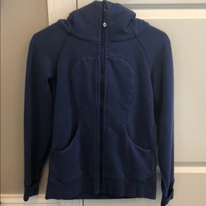 Lulu zip up in medium blue